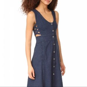 Rachel Comey Mesita Denim Midi Dress